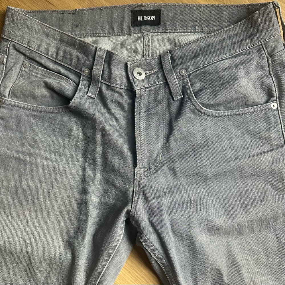 Hudson jeans. Men’s size 30. Grey denim.